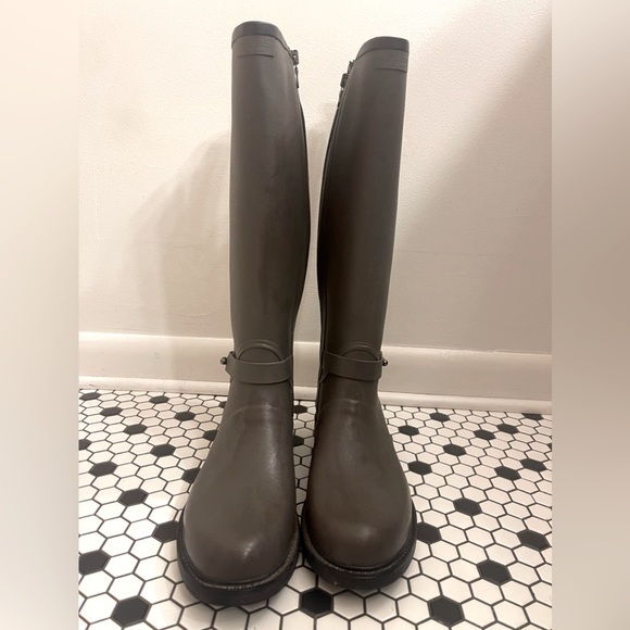 Rag & Bone Tall Riding Rain Boots - size 41 US 10.5 - Picture 2 of 7
